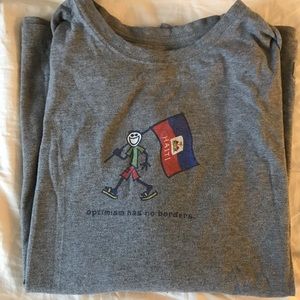 Life is good Haiti Long Sleeve Tshirt